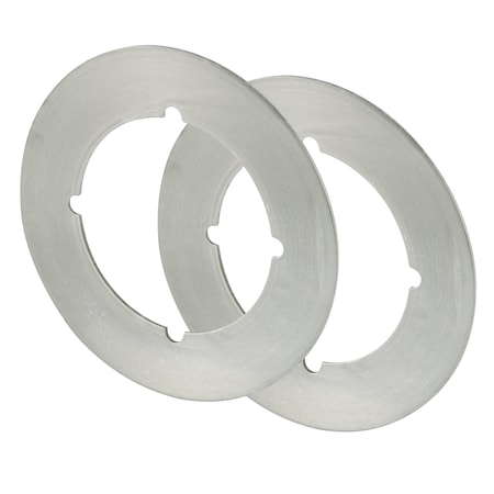 Prime-Line Back Plate, 3-1/2 in., Satin Nickel US15 (2 Pack) U 10322